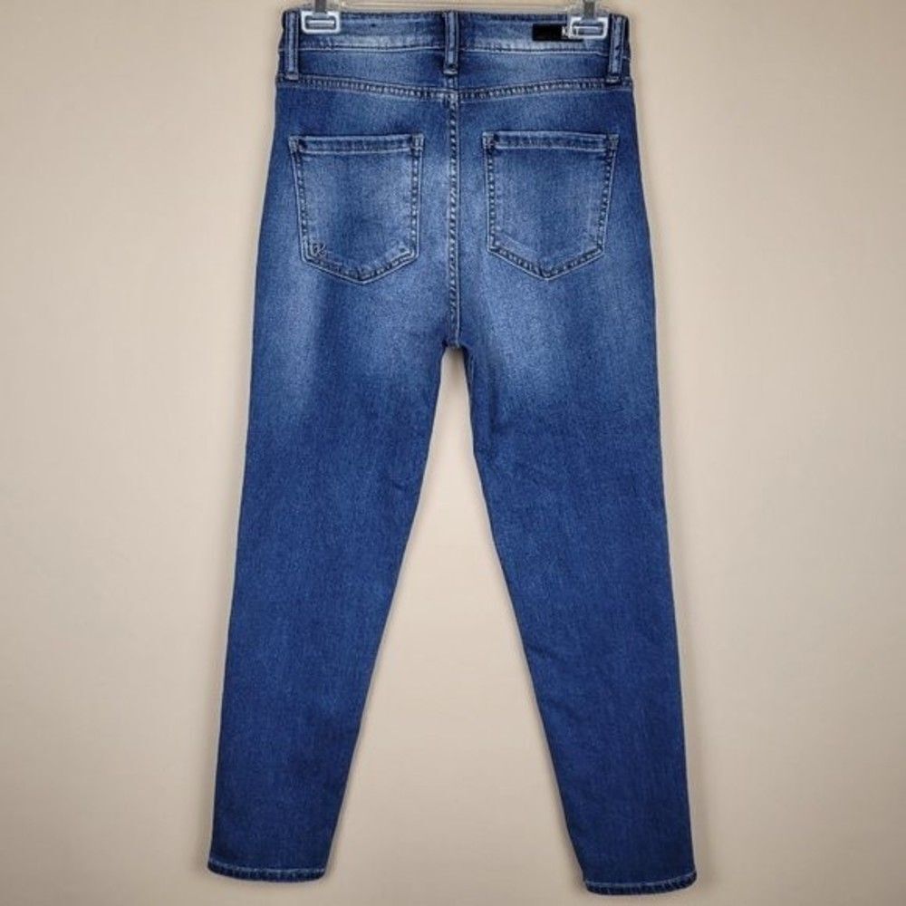 KUT From The Kloth Naomi Ankle Girlfriend Straight Leg Jeans Blue Size 00 - Picture 6 of 13